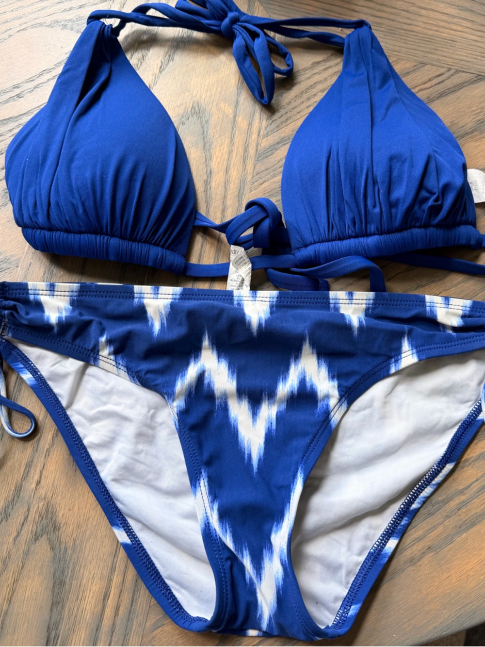 La Blanca Blue Tye Dye Two-Piece Swim Bikini
